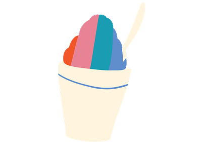 Snowball Season colorful illustration illustration art logo vector