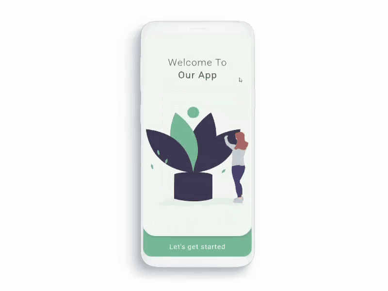 Plant app prototype activity animation app camera clean design gardening green illustration plant scan ui ui design ux ux design