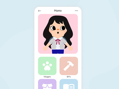 Daily UI #6- Animal Crossing mobile app animalcrossing dailyuichallenge ui ux