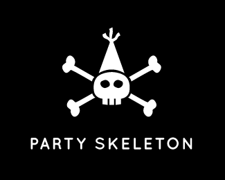 Party Skeleton logo party skeleton