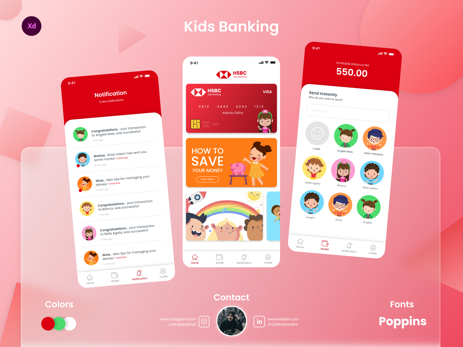 UI/UX Design Kids Banking by Adinda Z Safira on Dribbble