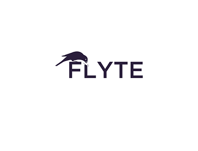 flyte bird food logo nutrition simple