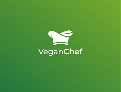 vegan chef branding chef food healthyfood logo restaurant simple vegan vegan food