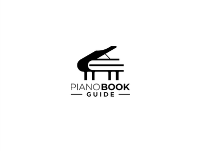 piano book guide logo logo design logoinspiration logoinspire logos logotype music music leasons piano piano book piano book logo piano logo simple logo