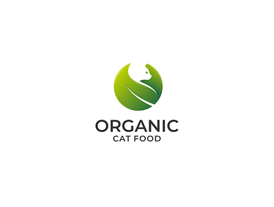 organic cat food branding catfood healty healty cat food leaf logo logoinspiration organic organicfood simple