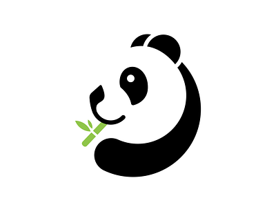 panda animal asians bamboo black white branding chinese concept cute design eating green logo logo design logodesign logoinspiration natural panda pandas simple vector