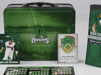 Dragons Ticket Delivery lunch tin sports tickets