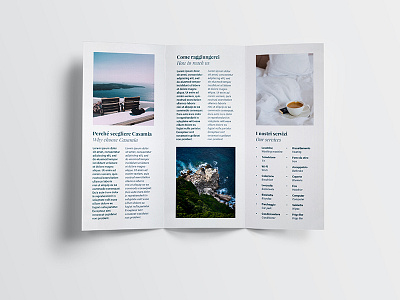 Casa Mia B&B — Brochure brochure design graphic design minimal design typo typography