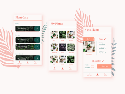 Plant care app