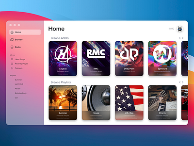 Spotify MacOS Concept big sur branding concept design itunes macos music music app music player spotify ui ui design uidesign uiux