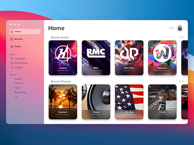 Spotify MacOS Concept