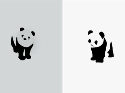 Panda Bear Logo Challenge - Day 3 adobe photoshop dailylogochallenge icondesign illustrator logo logodesign