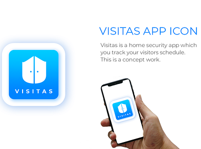 Visitas App Icon Concept Design app design icon icon app logo ux