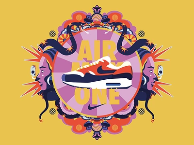 AirMax One advertising airmaxday branding illustration vector