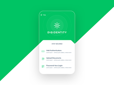 Digidentity Mobile Authenticator app authenticator experience mobile user ux