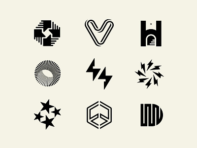 2020 Q2 logos icons bolt brand branding circle corporate identity eco electric car geometry graphic design identitydesign jewellery logo logos love stars sustainability