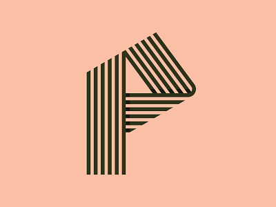 P letter mark branding design letter p logo p type typography