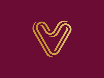 Love Twist logo brand branding gold golden heart logo love luxury symbol twist vector