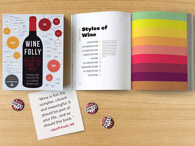 Wine Folly Book book data visualization editorial infographic layout