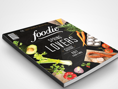 Foodie Cover Design editorial graphicdesign layout typography