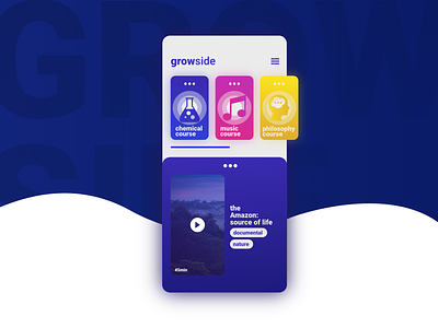 Growside / App for learning concept