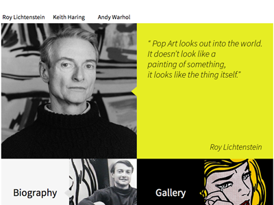 Three PoP Art Artists