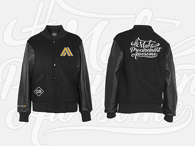 Sap Ariba Bomber Jacket bomber jacket leather logo design