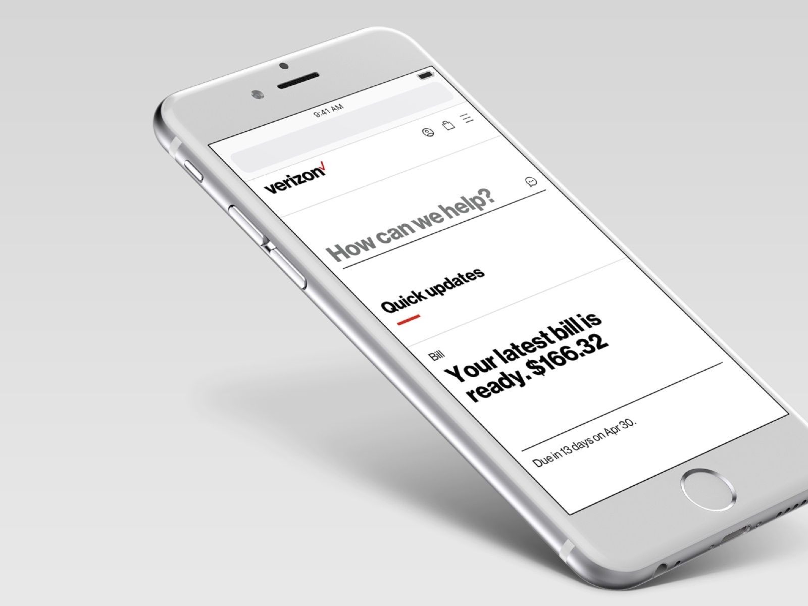 My verizon online redesign by thomas loizeau on dribbble