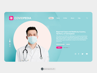 CovidPedia - Web Design