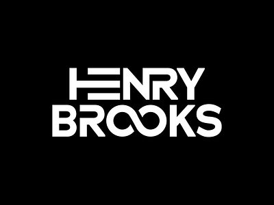 Henry Brooks DJ Logo branding design dj logo music