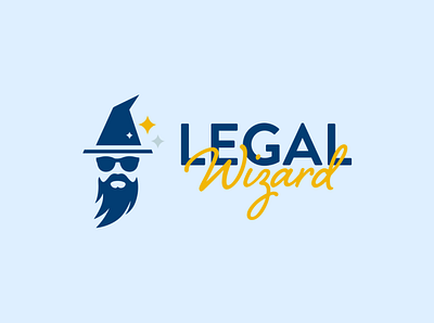 Legal Wizard Logo app branding graphic design lawyer legal logo