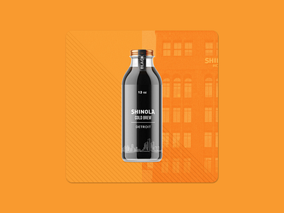 Shinola Detroit Cold Brew Concept Bottle