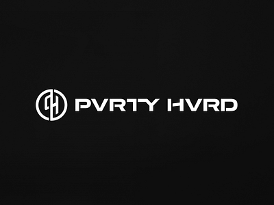 Pvrty Hvrd DJ Logo branding dj graphic design logo music
