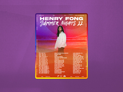 Henry Fong DJ Tour Social Media Design dj graphic design music poster social media