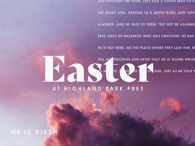 Easter at HP Pres church cloud easter heaven jesus lent sky sunday sunrise sunset