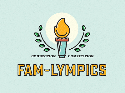 Fam-ylmpics children competition family flame kids laurel olympics torch