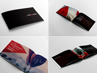 Business Brochure template Piramid business brochure template company brochure editable indesign layout modern brochure design modern design photoshop report stationery