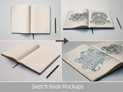 Sketch Book Mockups
