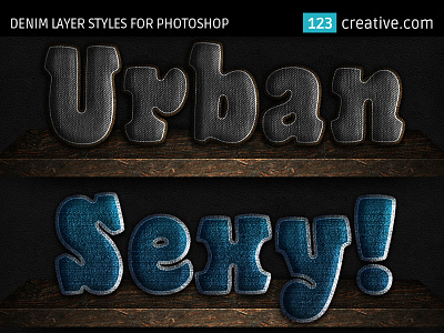 Denim layer styles (Photoshop styles) asl style photoshop blue photoshop style buy photoshop styles denim layer style psd fabric layer styles jeans layer styles psd text style urban style for photoshop western layer style wild west photoshop text