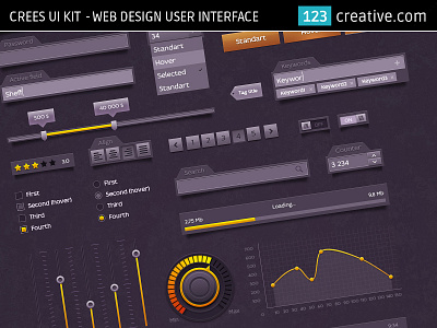 Crees Ui Kit - Web design User Interface