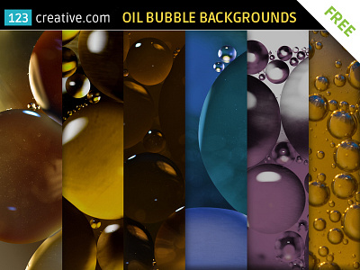 Free Bubble Backgrounds - hi-res abstract textures