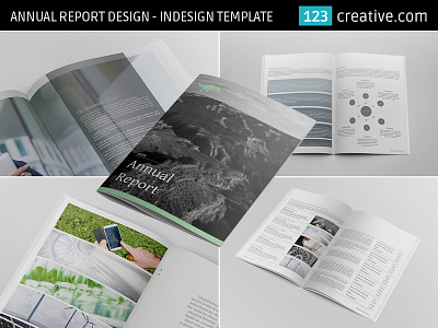 Annual Report Design - InDesign Template annual report design template annual report indesign template business brochure design business brochure layout corporate brochure design corporate brochure layout indesign brochure template