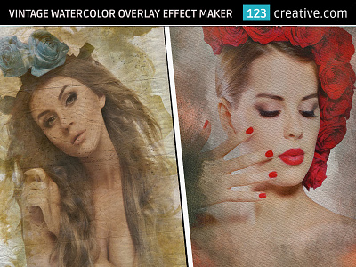 Vintage Watercolor Overlay Effect Maker in Photoshop artistic effect photoshop image to painting vintage effect maker vintage effect photoshop vintage watercolor effect vintage watercolor overlay watercolor effect photoshop watercolor image effect watercolor image photoshop watercolor overlay effect watercolor splash effect