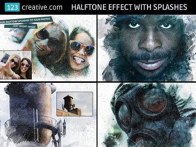 Photoshop Halftone Effect With Splashes apply halftone effect create halftone effect create halftone photoshop graphic halftone effect halftone image effect halftone image generator halftone photo generator image to halftone photo to halftone photoshop halftone effect