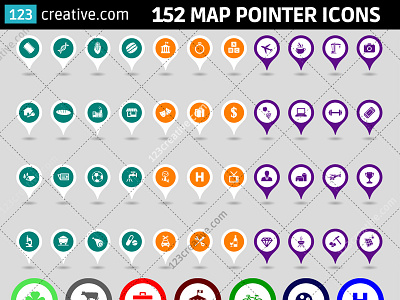 152 Map pointer icons in 3 formats and color versions location pointer icon map icon pointers map icon set map icons eps map icons pointers map location pointer map marker icons map pointer vector map vector icons navigation pointer icon street map pointer