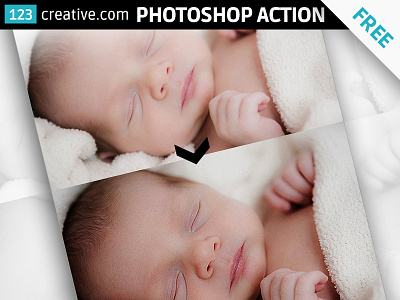 Free Photoshop action - Basic corrections - brightness, contrast