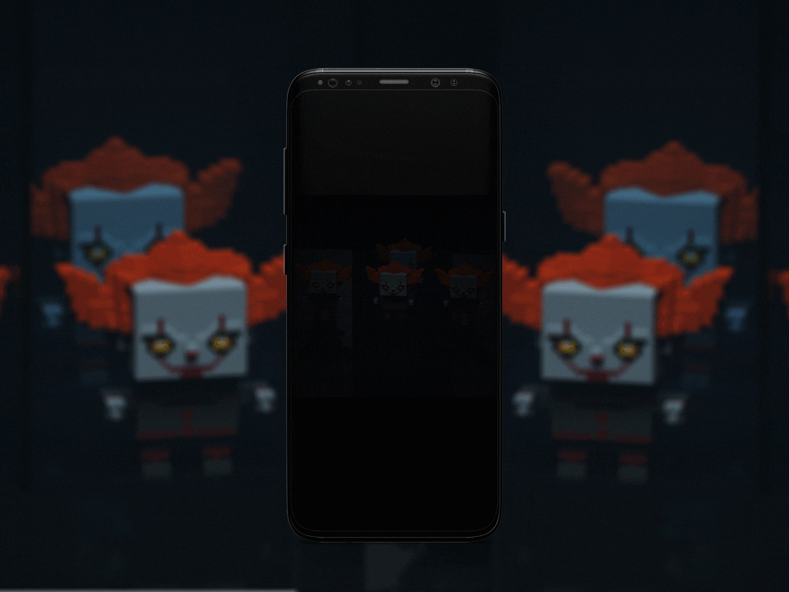 It 2 - Loading screen animation app artwork concept art digital art game art game design illustration screens voxel