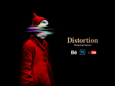 Distortion (Photoshop Tutorial) behance color dribbble illustration mistic photoshop tutorial youtube