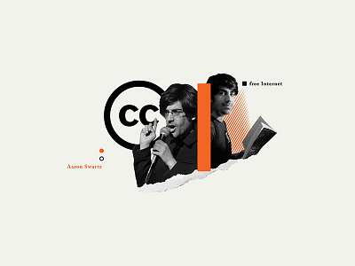 Creative Commons | Collage aaronswartz artcollage collage creativecommons hacker illustration ilustracion photoshop