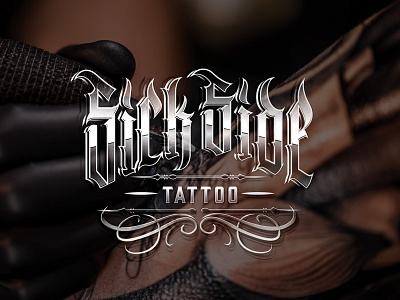 Sick Side Tattoo branding and identity chicano design diseño logo logodesign logoidea logotipo typography